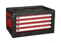 جعبه ابزار چند منظوره فولاد کابینت بالا، ساندویچ ابزار قرمز سیاه و سفید با قلم