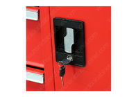 قفل سیلندر امنیتی کابینت ابزار 6 اینچ قرمز 1 کشو 1 درب نورد 42 اینچ