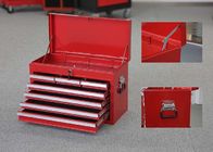 قفسه سینه ابزار حرفه ای 26 فلزی قرمز با 7 کشو + 2 دسته برای ذخیره ابزار