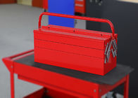 جعبه ابزار گاراژ حرفه ای قابل تنظیم فلزی با 5 سینی مخصوص ابزار فروشگاه