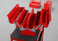 جعبه ابزار Cantilever Red 21 &quot;530mm ، قفسه سینه ابزار قابل حمل فلزی