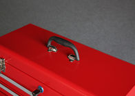 جعبه ابزار ضد آب کوچک قرمز / سیاه / آبی با دسته ، صندوق ابزار مکانیک