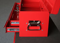 جعبه ابزار ضد آب کوچک قرمز / سیاه / آبی با دسته ، صندوق ابزار مکانیک