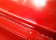 گاراژ قرمز 14 کشو 680 میلی متر 27 اینچ ابزار کابینت دسته کوچک موسیقی جاز بر روی چرخ